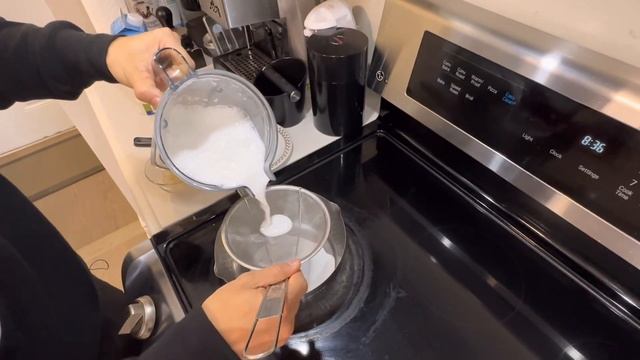 簡單版😋蛋白杏仁茶-Easy DIY Almond Tea with Egg white Dessert