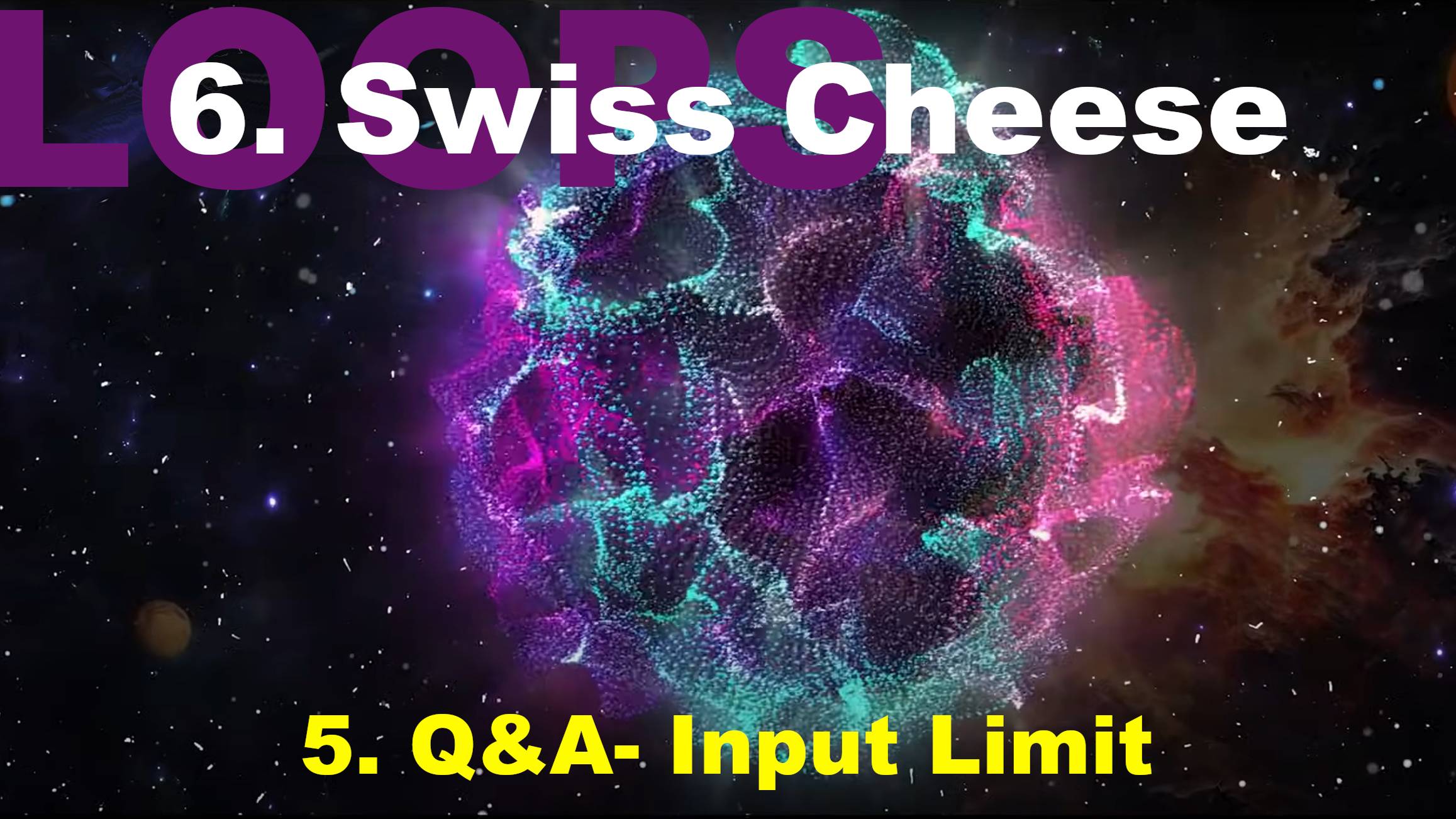 6.5. Q&A- Input Limit