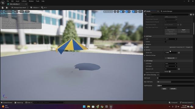 15.2. Setup LOD For Props Model