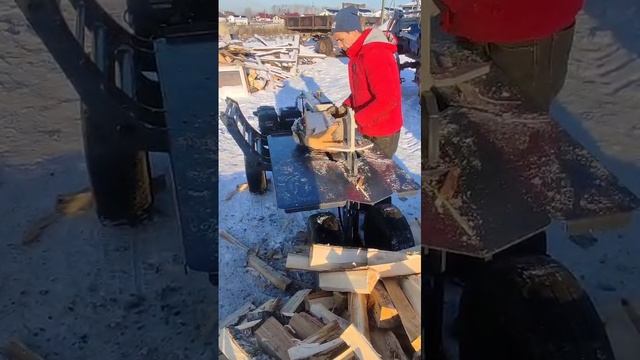 Хотите себе такой, звоните 8-913-007-54-84, 8-800-250-50-80
Дровокол Горыныч 9 тонн бензиновый