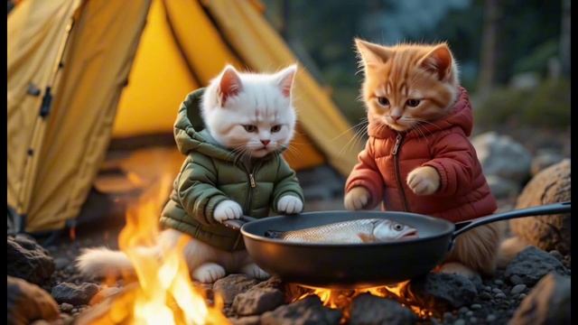 Коты туристы