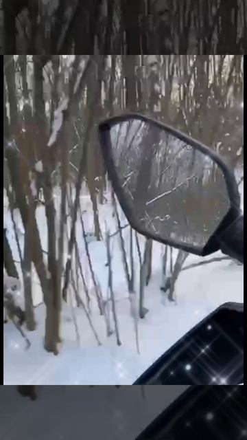 Я катаюсь зимой на квадроцикле