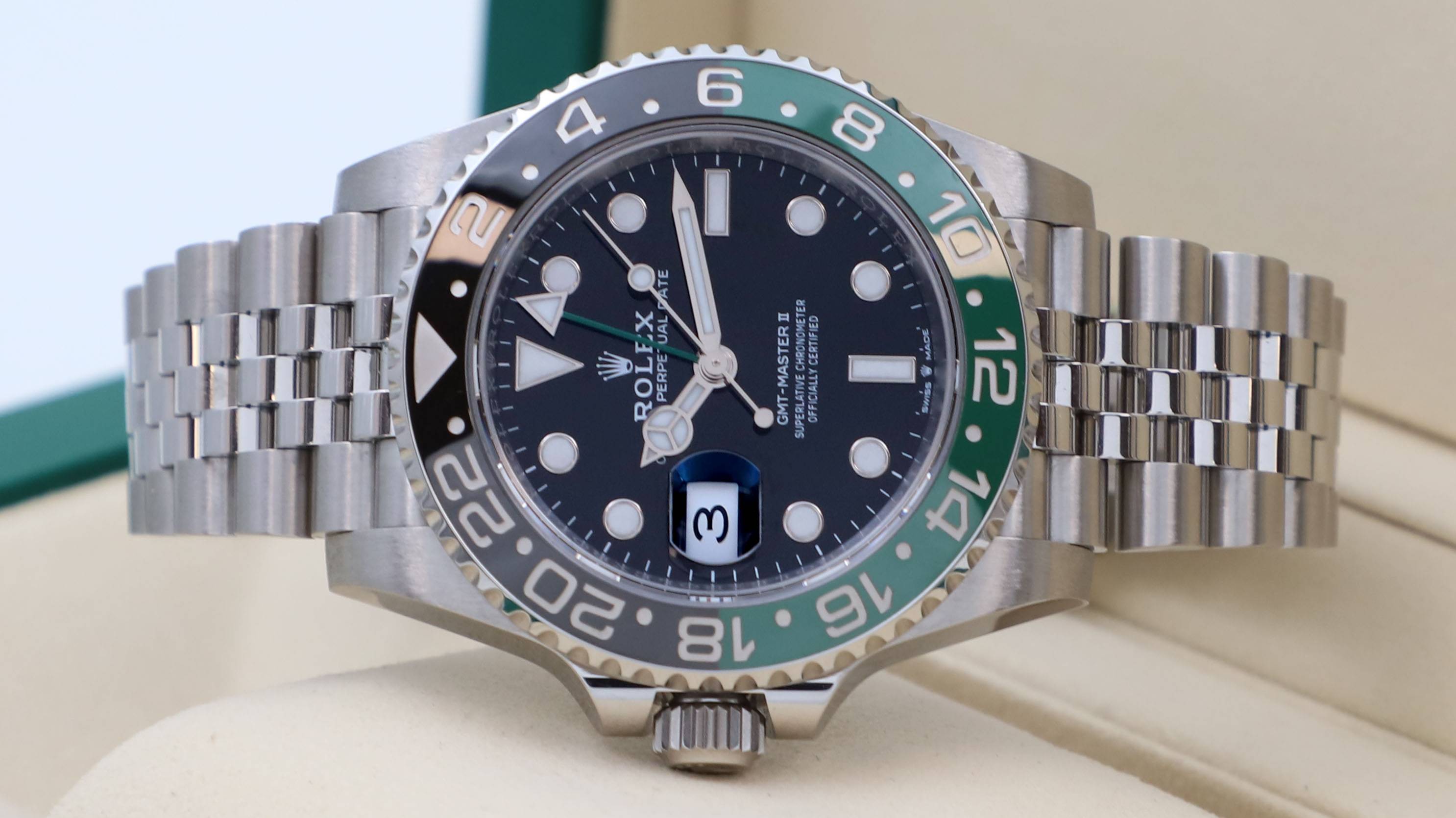 Rolex GMT-Master II Sprite Left-Handed 40 mm 126720