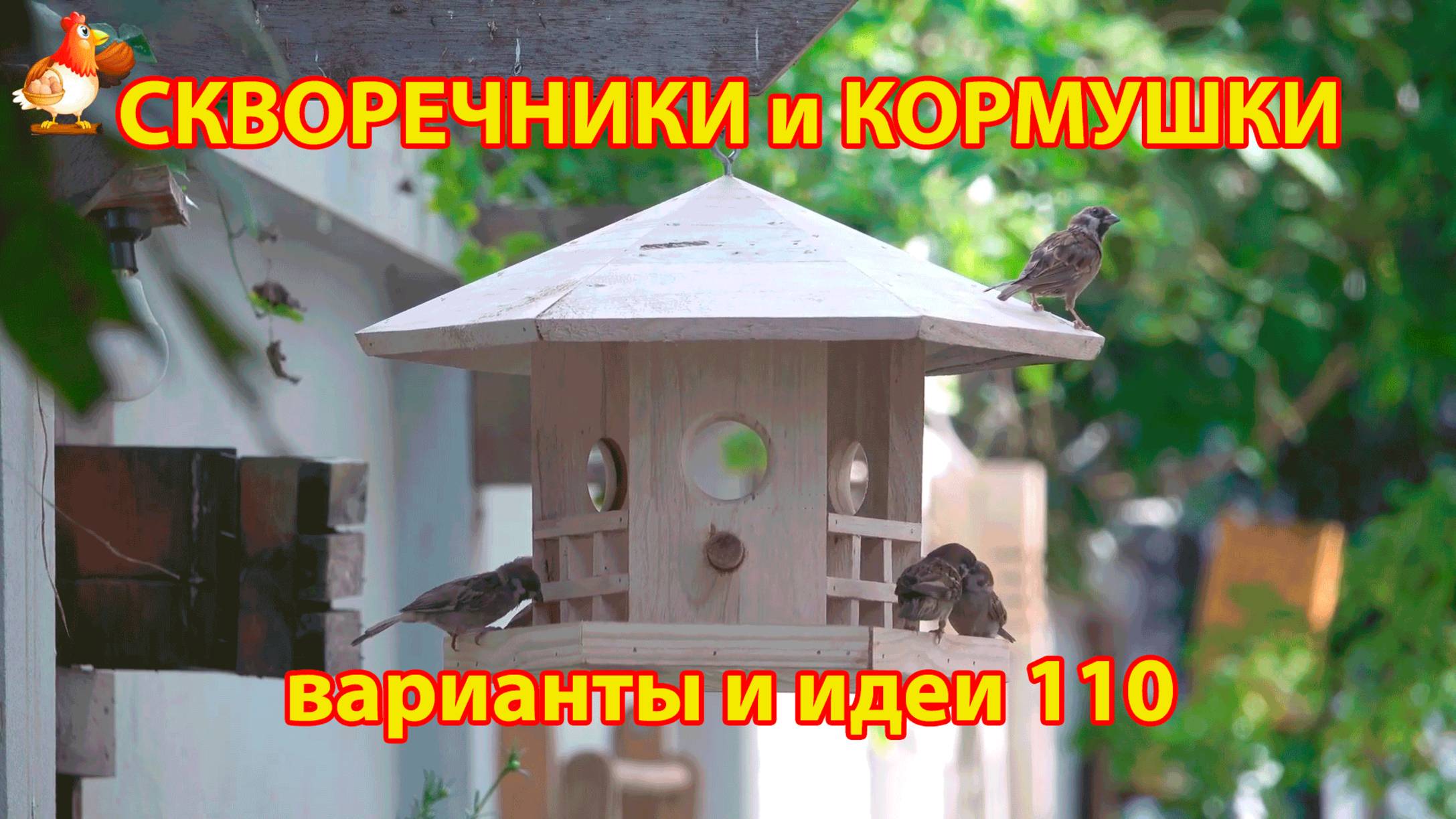 Скворечники и кормушки своими руками для птиц (110) 🪚🪛🔨 Идеи для дачи и сада пошагово ❣️