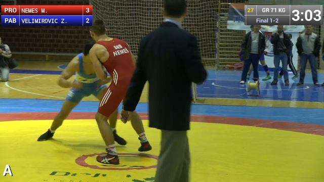 71. kg Mate Nemeš (PRZR) - Žarko Velimirović (PABG)