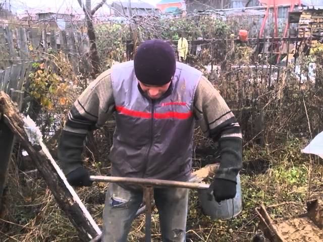 Бурение упрощенным буром ТИСЭ в водонасыщенных жирных глинах