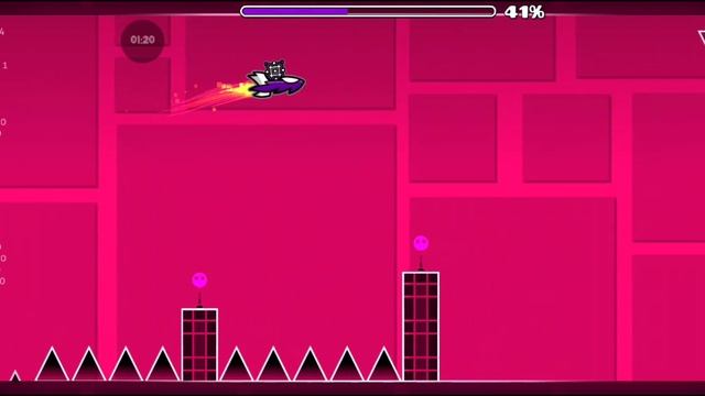 мой второй пройденный уровень в
Geometry dash sterio madness