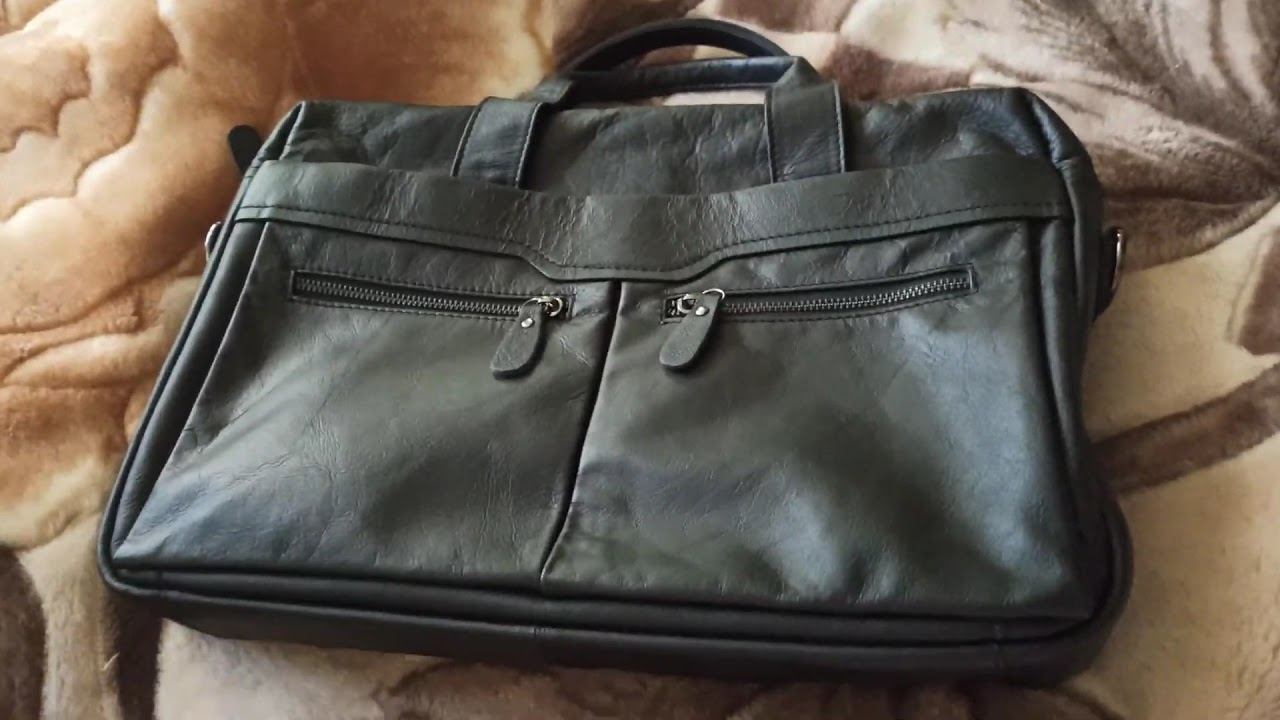 Отличная кожаная сумка с aliexpress за 2800₽