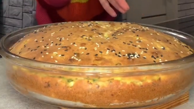 Заливной ПИРОГ...🥘😋    Рецепт в описании ✍️