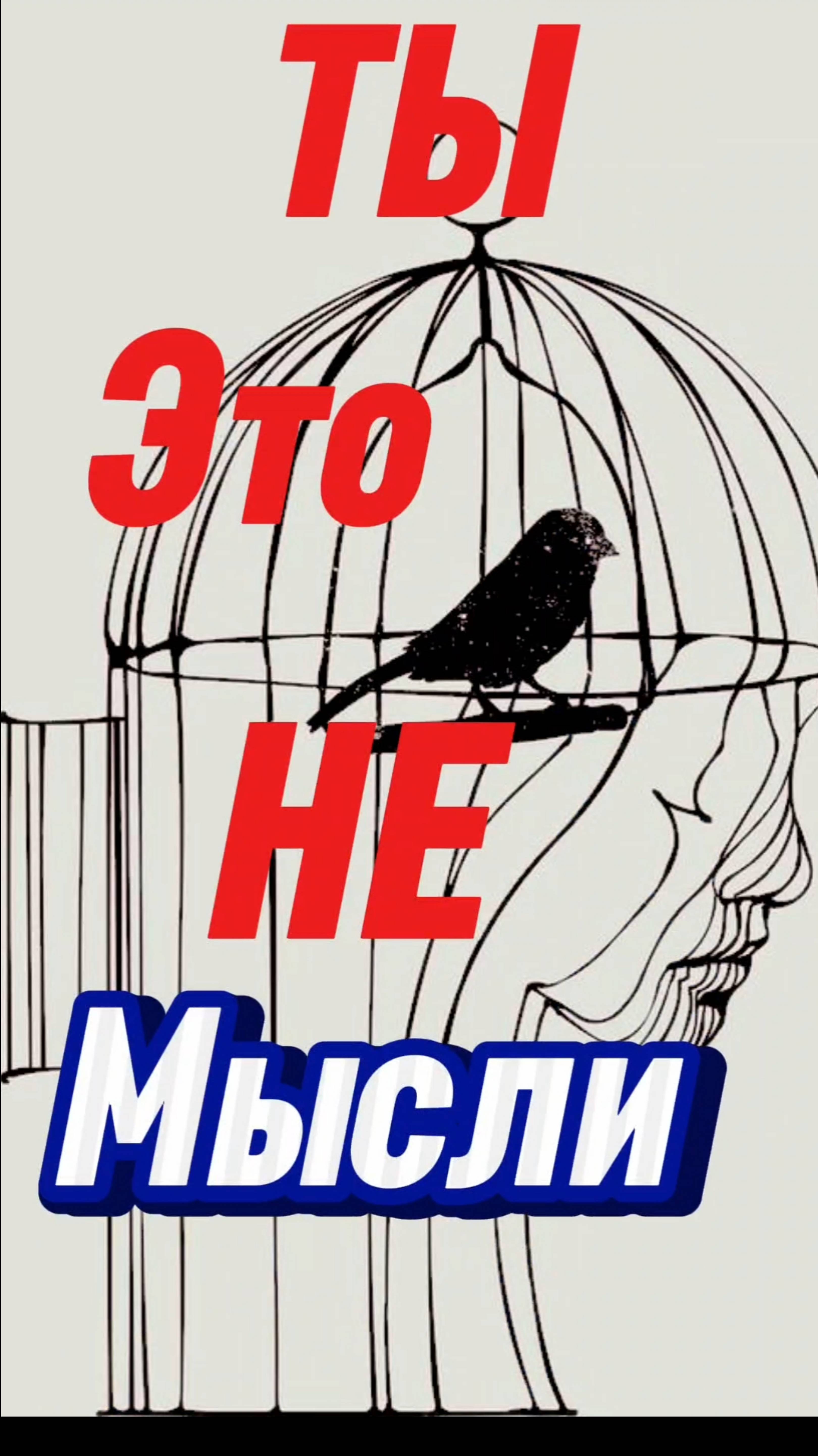 ТЫ это НЕ мысли!  #осознанность, #мысли, #свобода, #поток.
