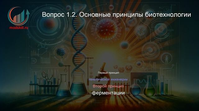 Биотехнология. Профпереподготовка. Лекция. Профессиональная переподготовка для всех!