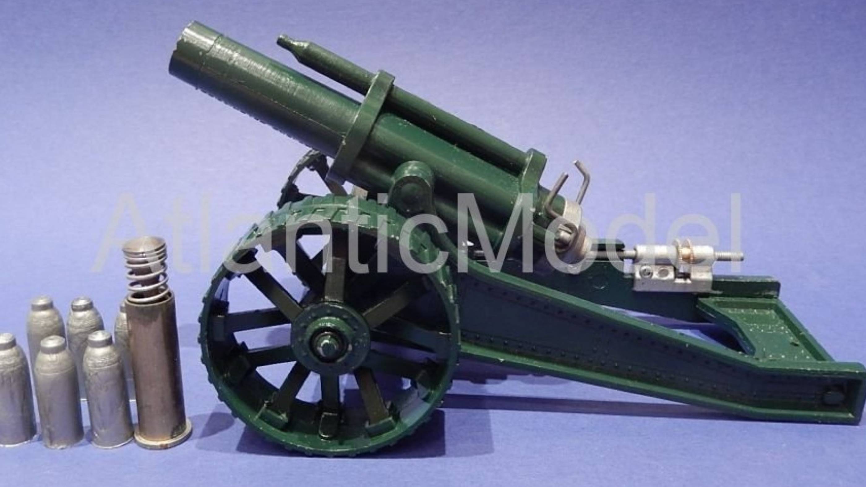 модель Britains Британская тяжелая гаубица 1МВ с гильзой