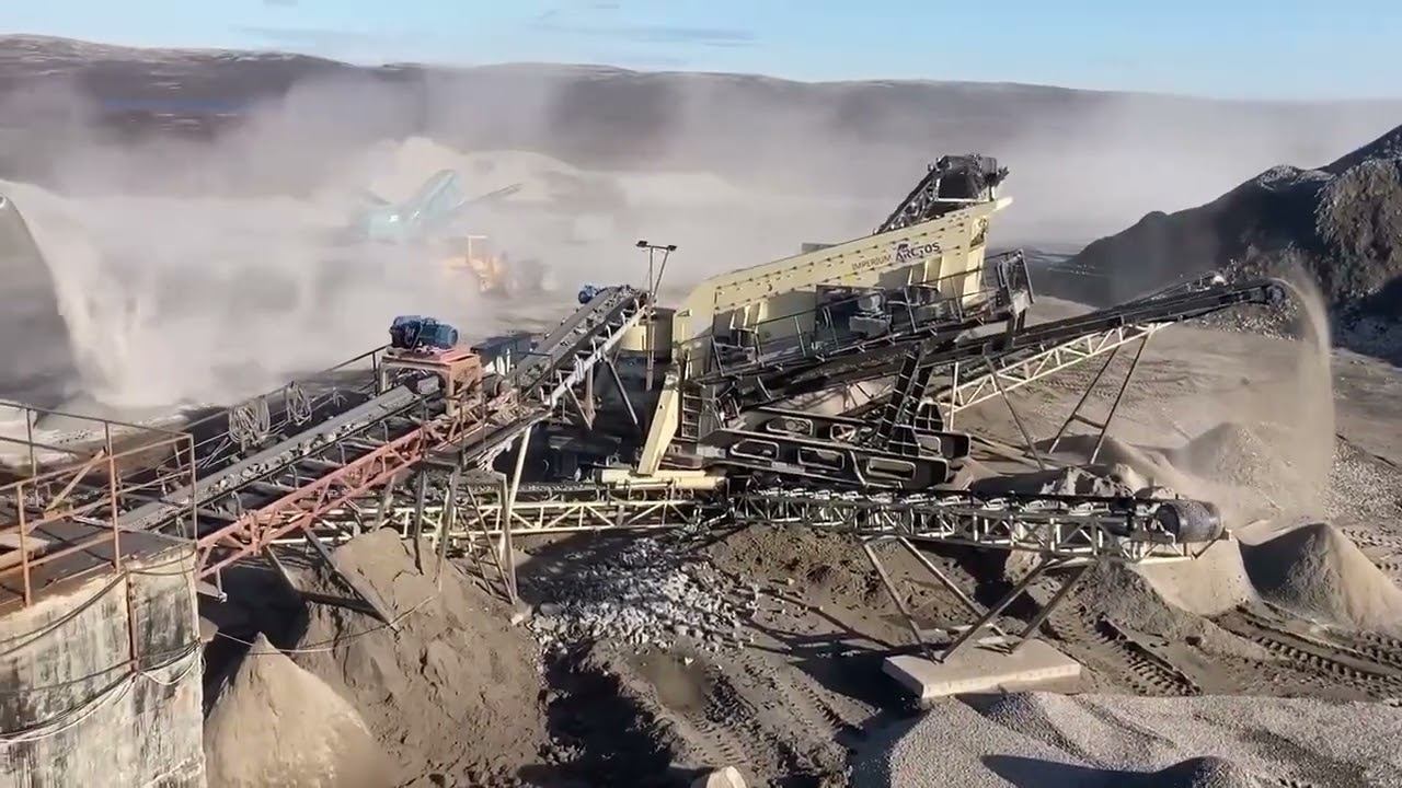 Первый на российском рынке полумобильный дробильно-сортировочной комплекс ARCTOS