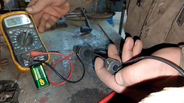 проверка бронепроводов тестером мультиметром ВАЗ 2109 2110 2111 2112 2114 2115