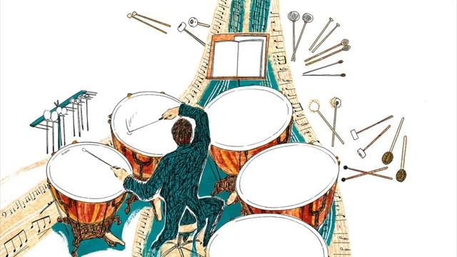 Книга "Нарисованный оркестр". Автор и иллюстратор А. Хопта, Абраказябра. Литавры. Ролик 15