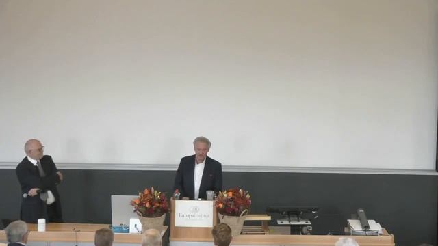 Minister Jean Asselborn: Churchill Lecture - Leidet Europa unter einem Werteverlust? 29.10.2021