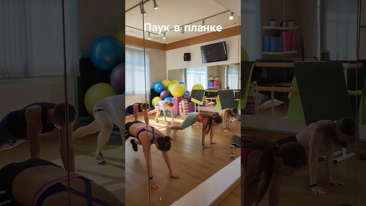 Упражнение "Паук в планке". Функциональная Тренировка. #fitnesssvs