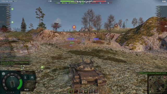 БОЙ ПОЛИГОН НА Т-54