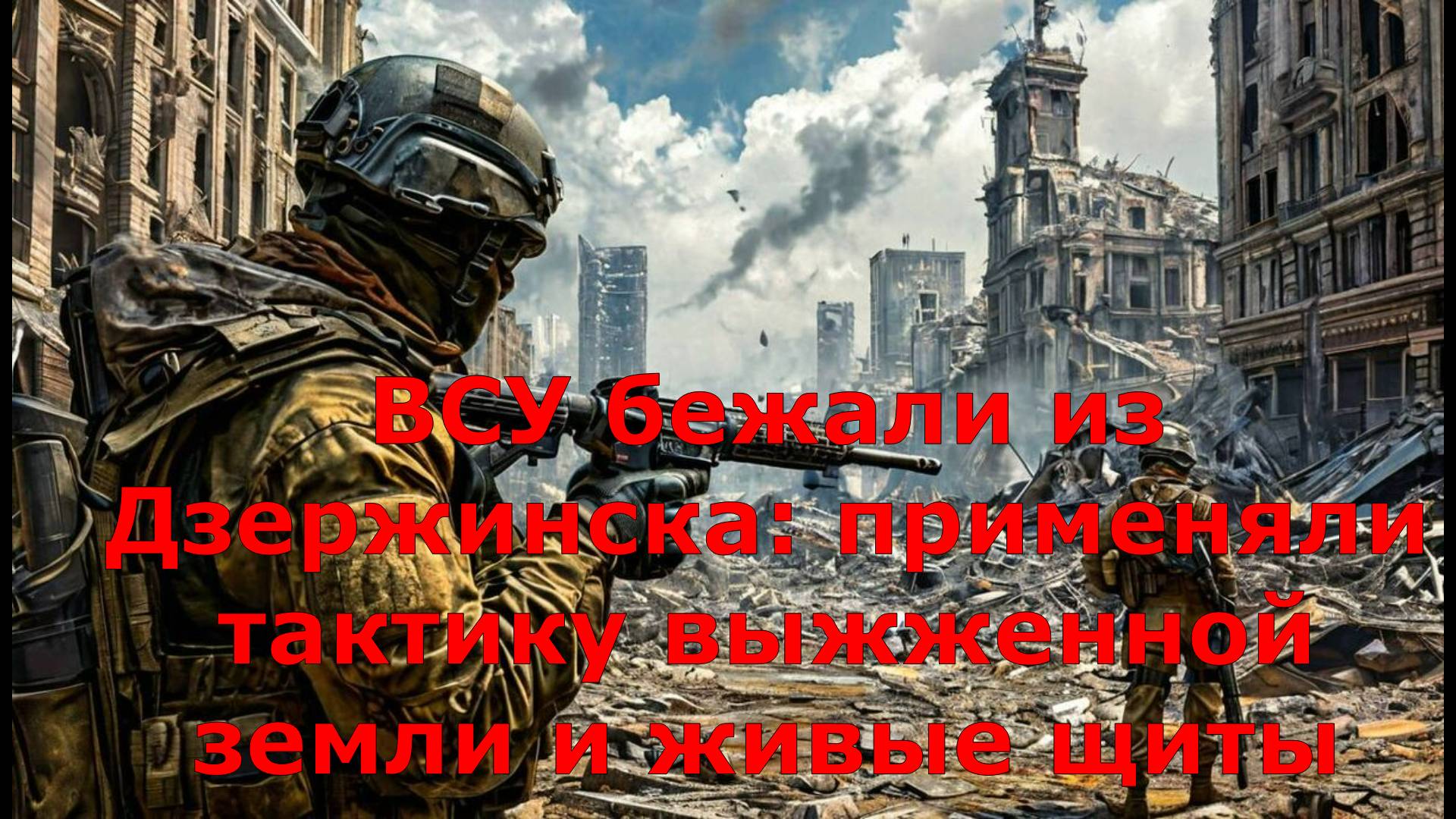 ВСУ бежали из Дзержинска: применяли тактику выжженной земли и живые щиты