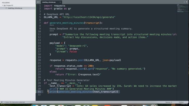 3 -Project 13 AI-Based Meeting Minutes Generator with DeepSeek AI