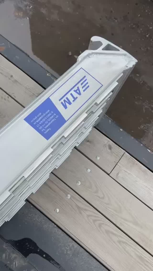 Поставка алюминиевых аппарелей АТМ в Казахстан