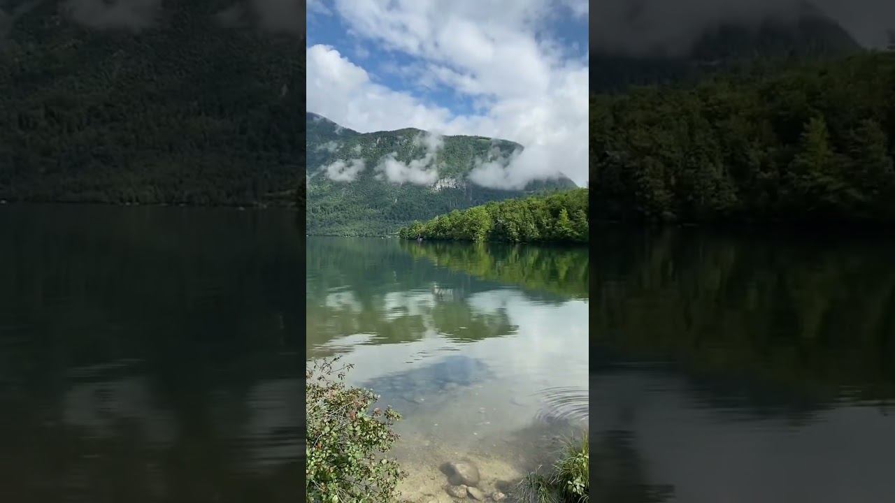 Lake Bohinj in Slovenia.
