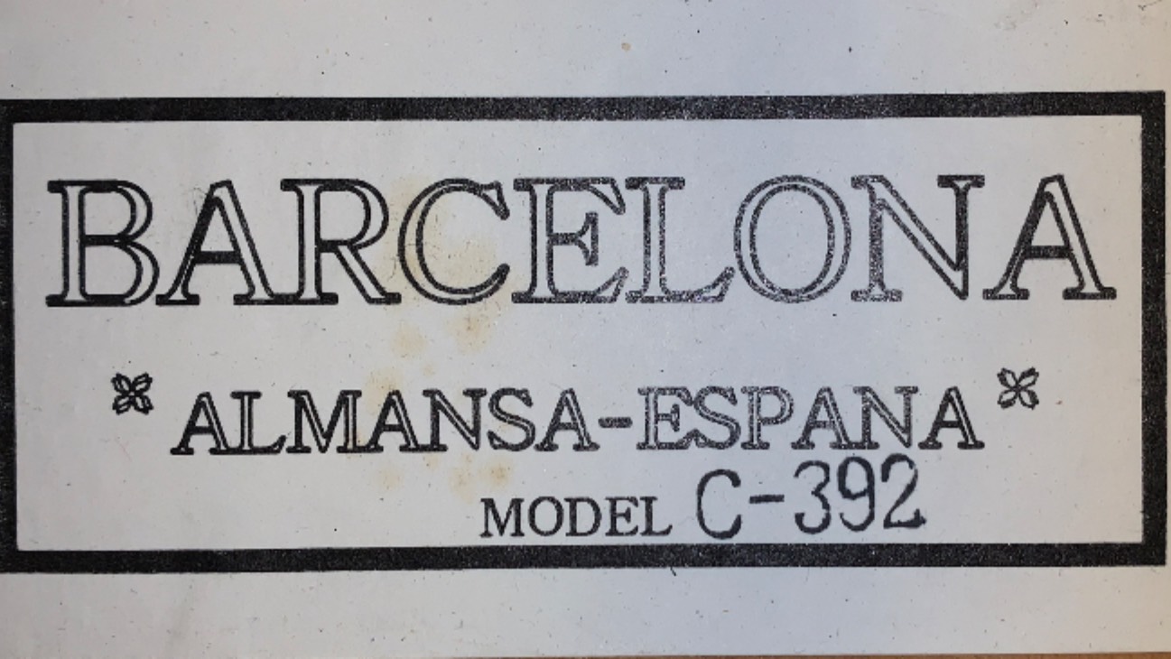 Гитара Barcelona C-392 - Москва златоглавая