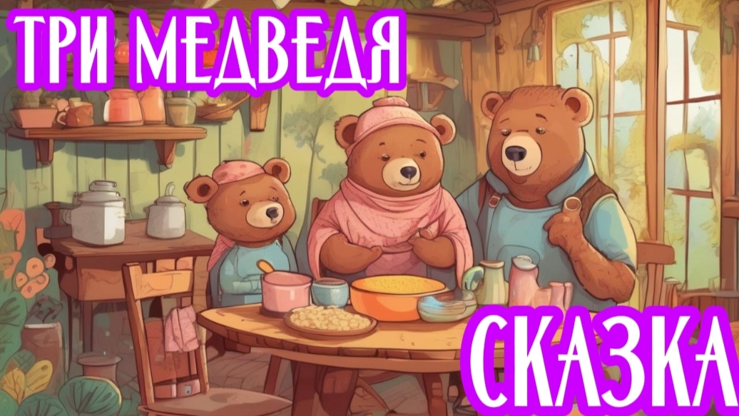 Детская сказка | Три медведя