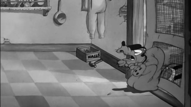 Черно белый Микки Маус 36.Playful.Pluto.1934