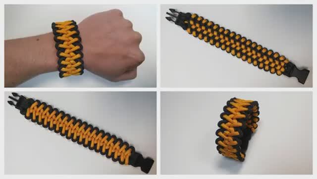 Браслет из паракорда Saber Toothed Tiger(360P)