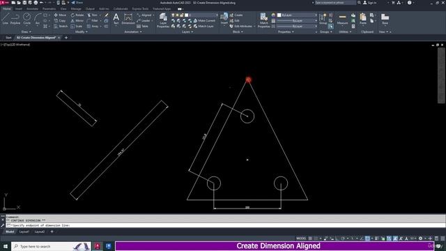 2. Create Dimension Aligned