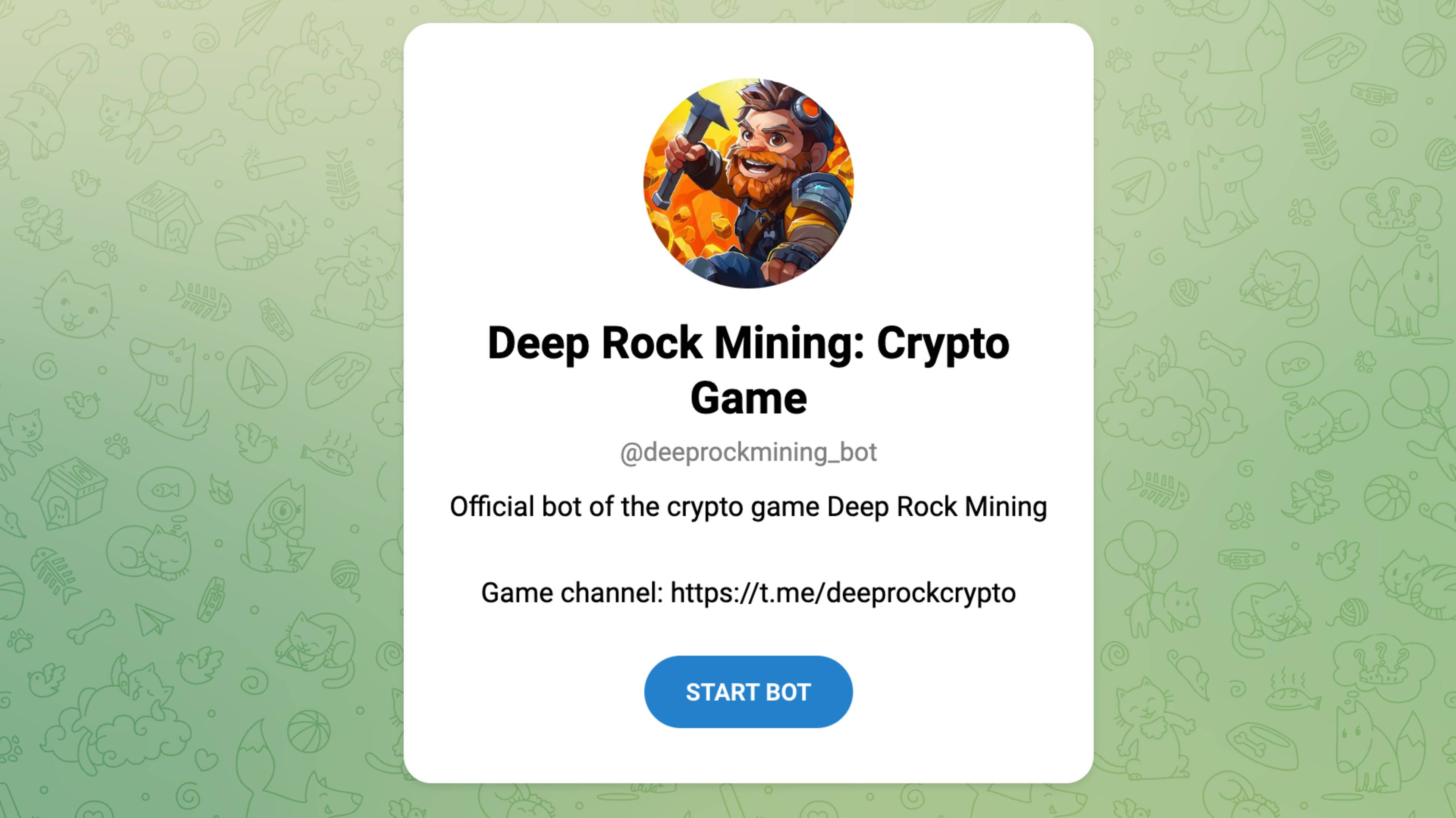 Deep Rock Mining - отзывы о боте в телеграм | Проверка