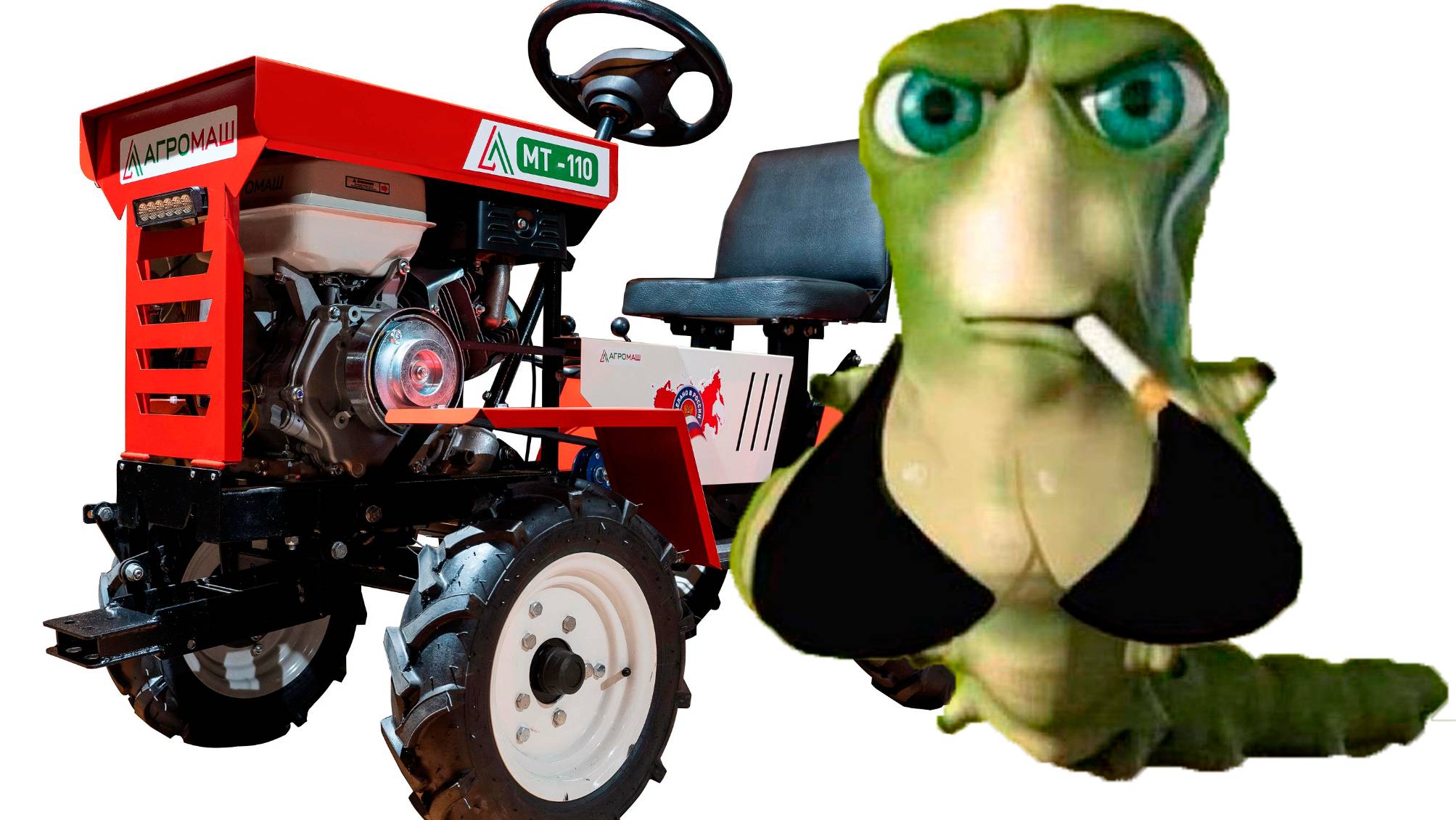 Создание гусеницы для МТ-110 из негодных запчастей автомобиля ВАЗ 2115