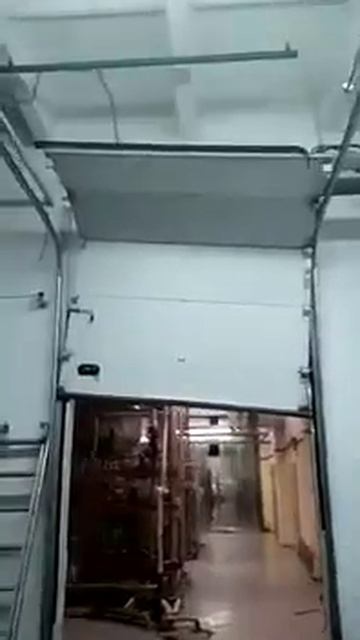 Секционные ворота ДО ремонта