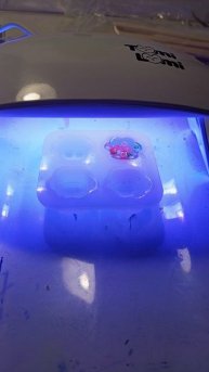 пробую новую уф смолу