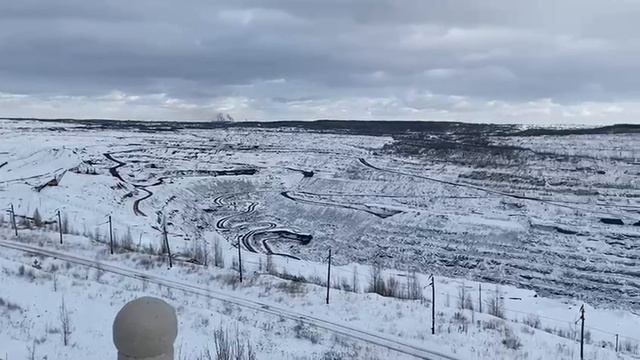 Карьер Михайловского ГОКа в Железногорске Курской области