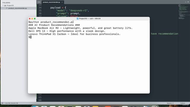 5 -Project 10 E-commerce Product Recommendation Bot with DeepSeek AI