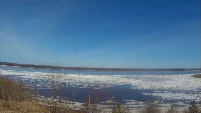 4 мая ледоход на Северной Двине18г