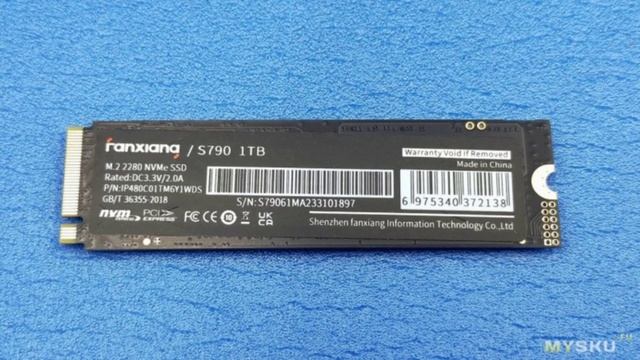 SSD NvMe накопитель Fanxiang S790 (1Тб) | #Обзор