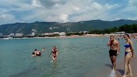 Гленджик. Пляж в центре