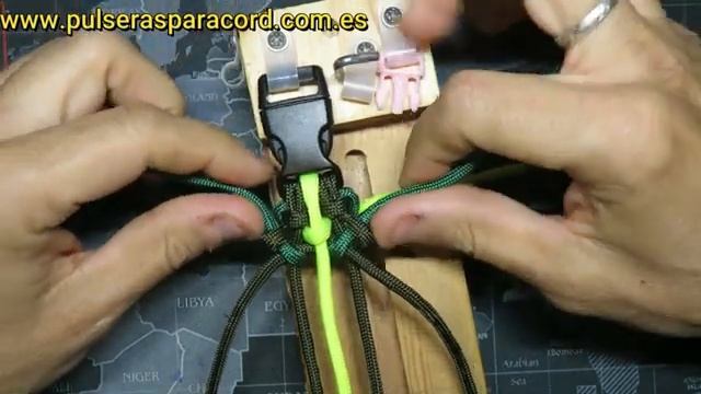 Como hacer un Pulsera Paracord RAPTOR - Paracord Bracelet(360P)