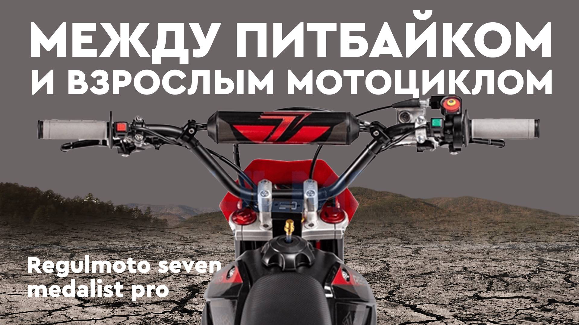 Питбайк REGULMOTO SEVEN MEDALIST PRO. Между питбайком и взрослым мотоциклом
