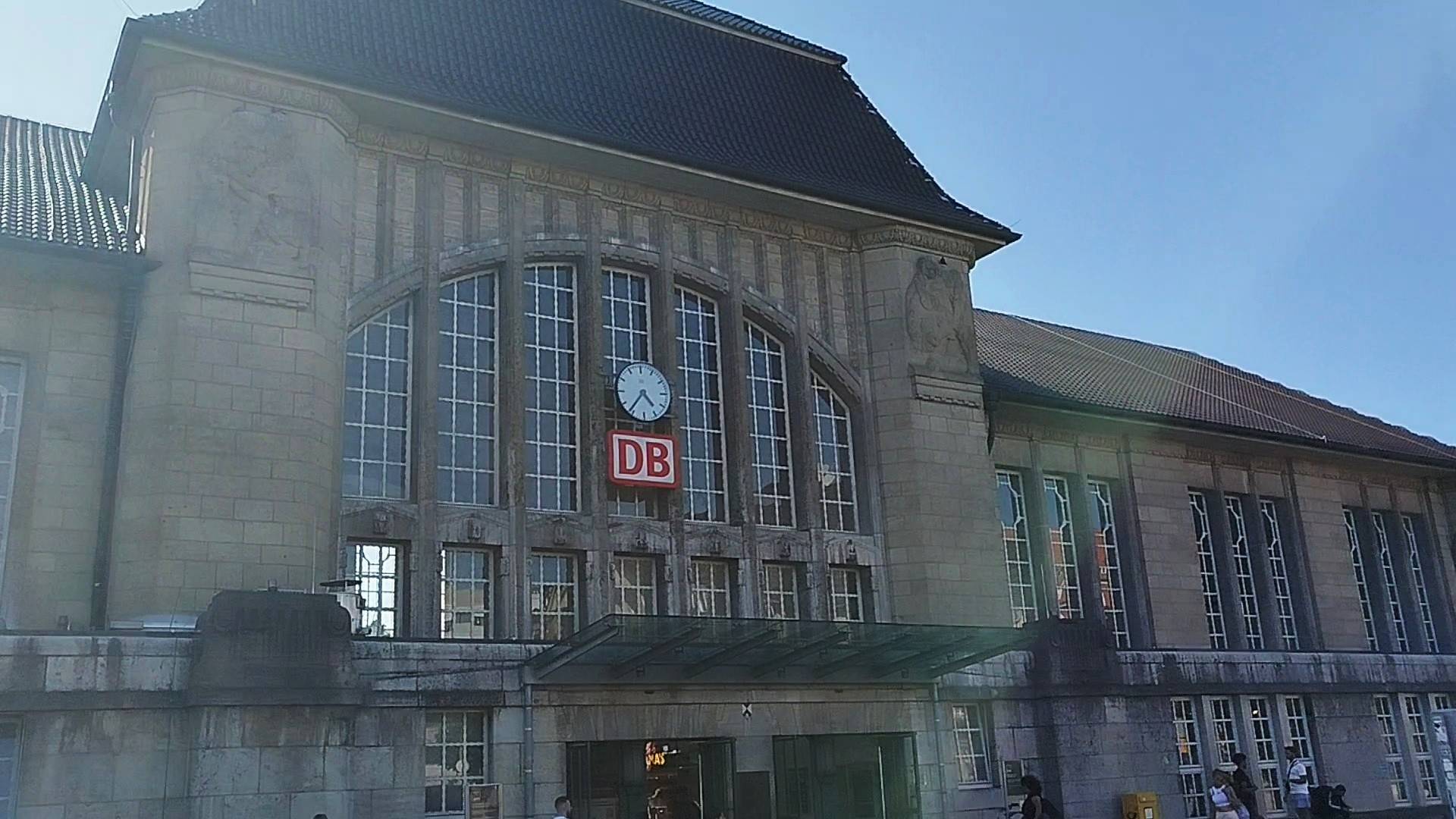 ДАРМШТАДТ. ЦЕНТРАЛЬНЫЙ ВОКЗАЛ. КОНЕЦ АВГУСТА 2024