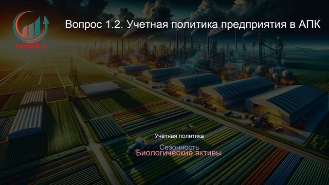 Экономика агропромышленного комплекса. Лекция. Профессиональная переподготовка для всех!