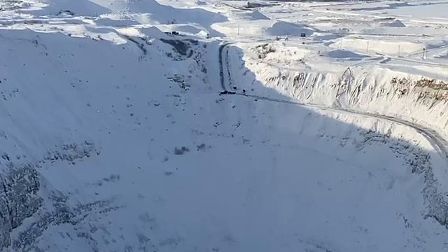 Карьер Айхальского ГОКа Якутия АЛРОСА