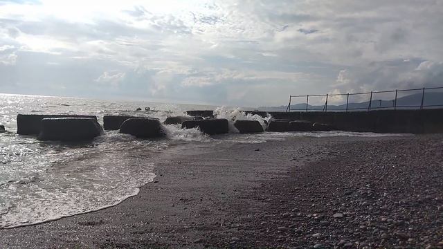 Небольшой шторм 🌊 на море