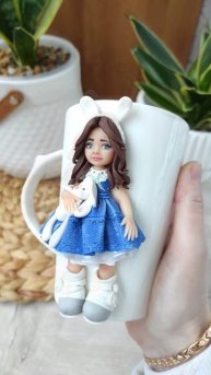 Кружка на заказ, портретная кружка с девочкой