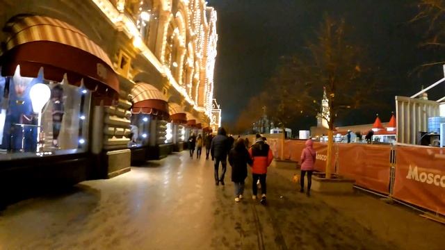Вечерняя Москва, ЦДМ, парк Зарядье, Красная Площадь