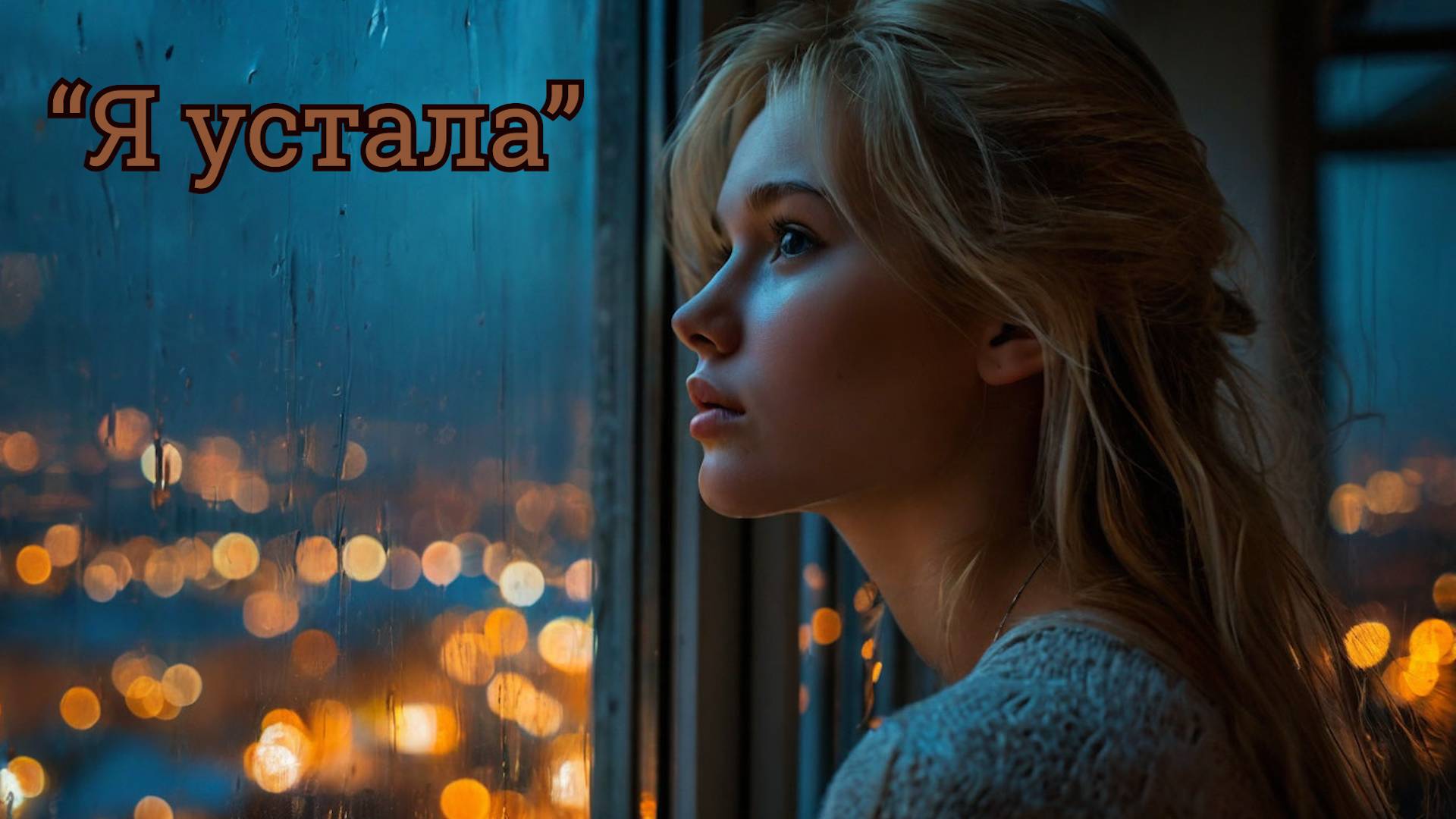 Грустная песня о любви "Я устала" (кавер-версия)