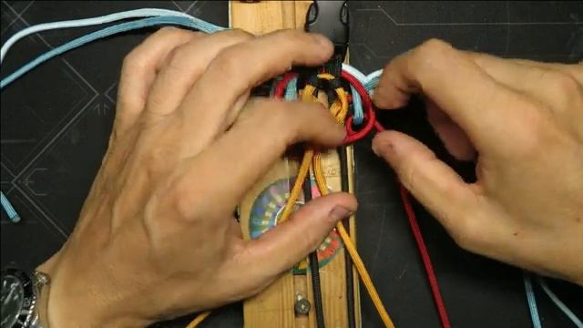 PARACORD - Pulsera Paracord FUEGO DE DRAGON - How to make - Diy Paracord - Paracord Crafts(360P)